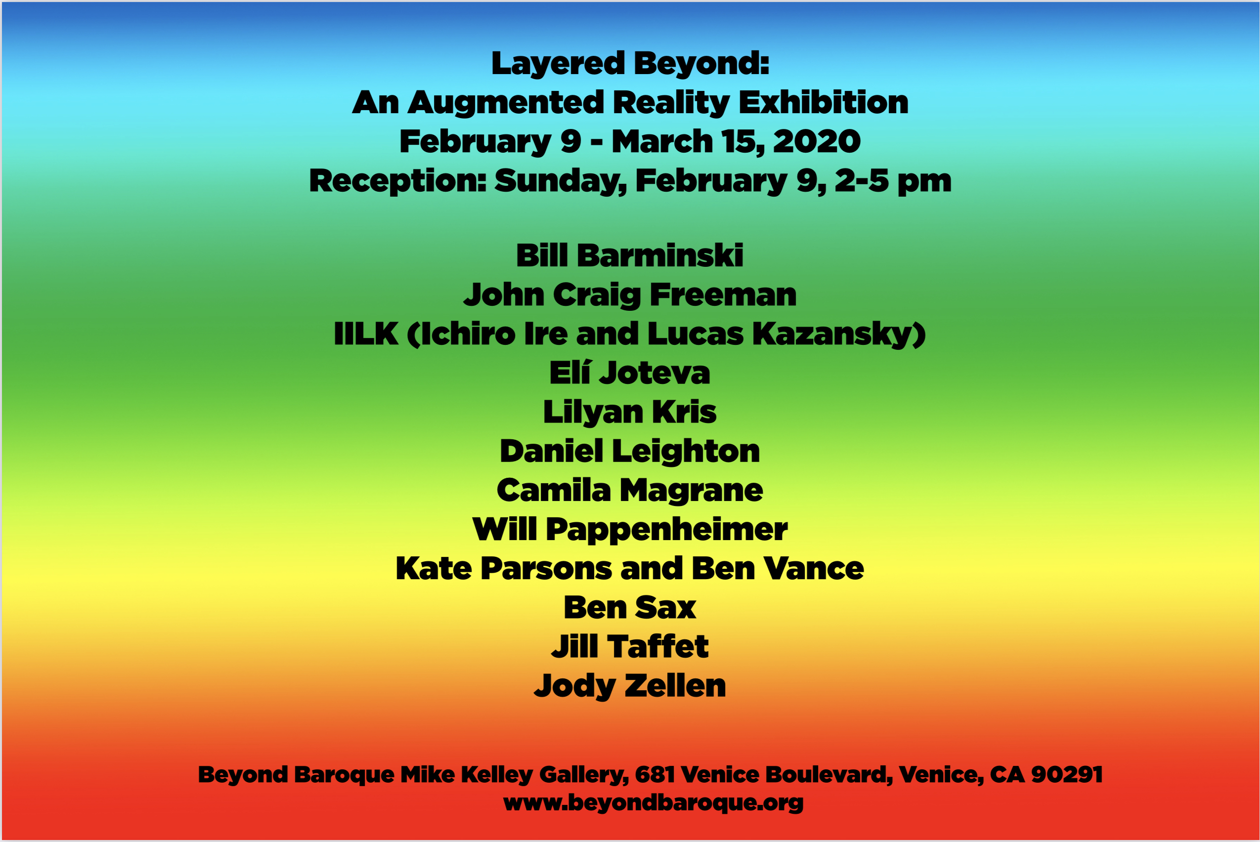 Layered Beyond: An Augmented Reality Art Exhibition